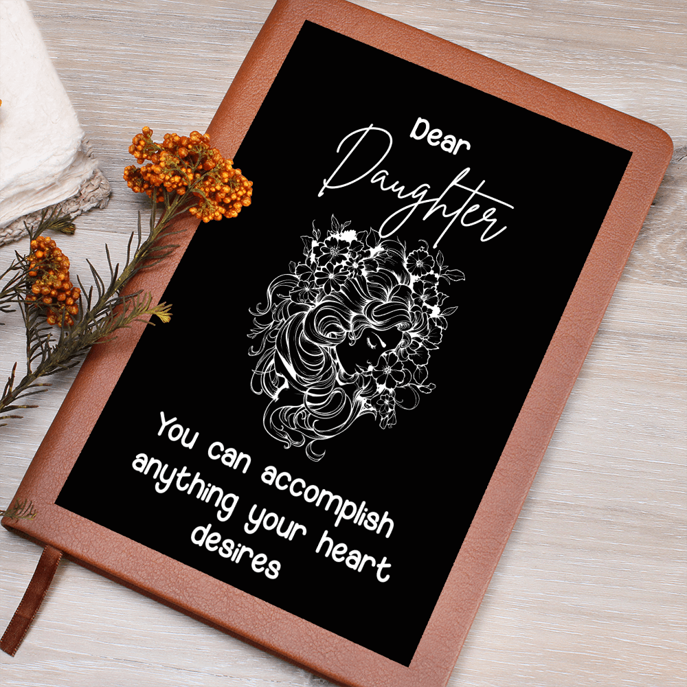 Graphic Journal with Gift Wrap Bundle Dear Daughter