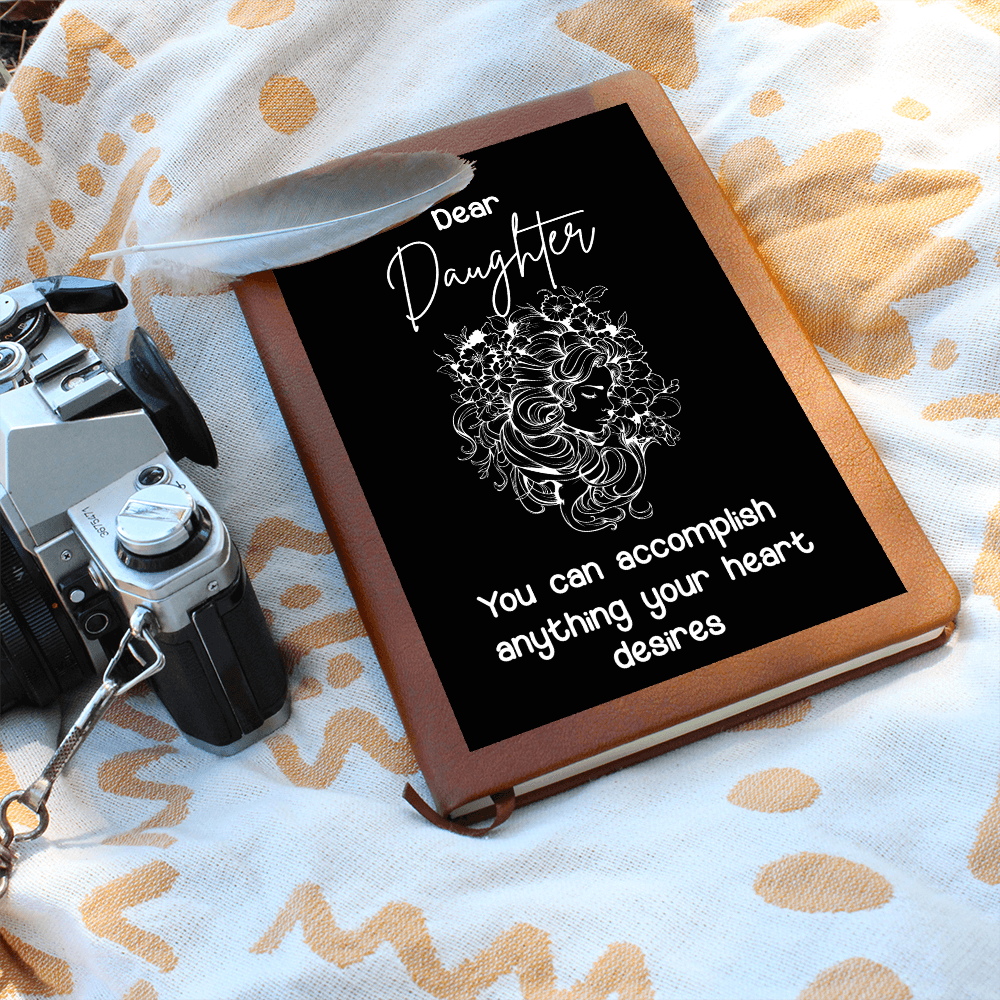 Graphic Journal with Gift Wrap Bundle Dear Daughter