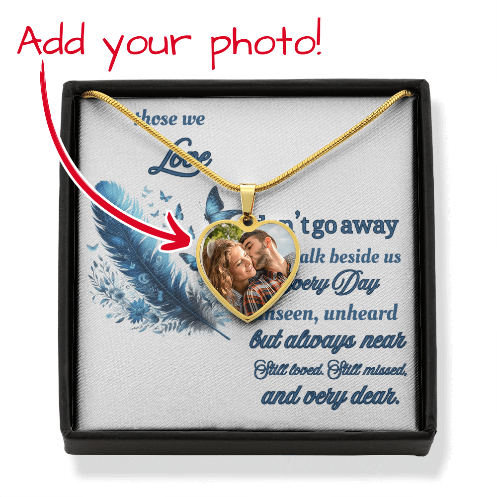 Buyer Upload Heart Necklace memorial