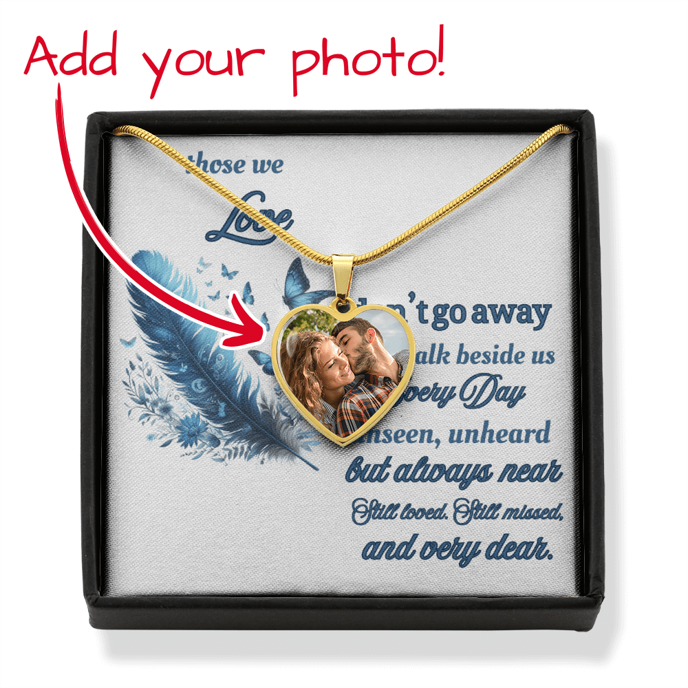 Buyer Upload Heart Necklace memorial - JewelryLuxeUS.Shop