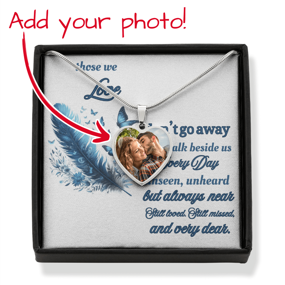 Buyer Upload Heart Necklace memorial - JewelryLuxeUS.Shop