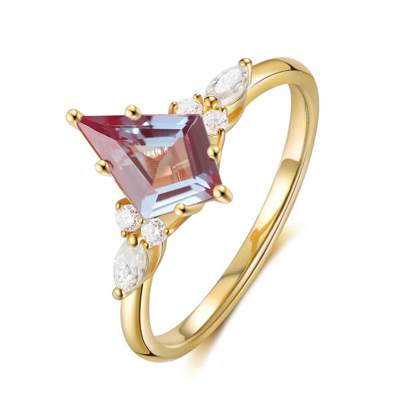 925 Sterling Silver Lab Alexandrite Ring by cmoffer