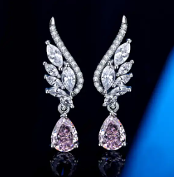 925 Sterling Silver Angel Earrings by cmoffer