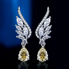 925 Sterling Silver Angel Earrings by cmoffer