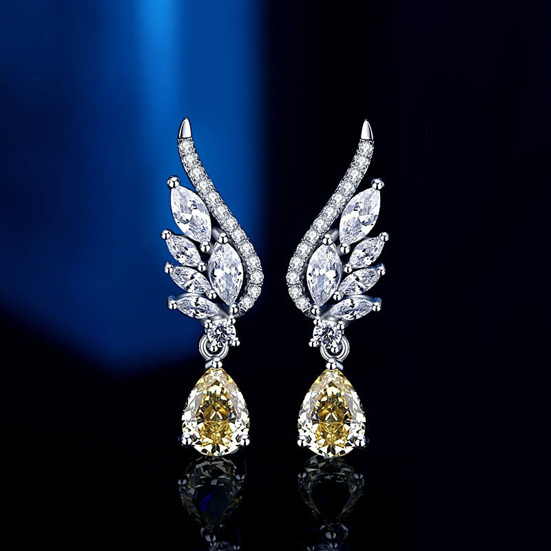 925 Sterling Silver Angel Earrings by cmoffer