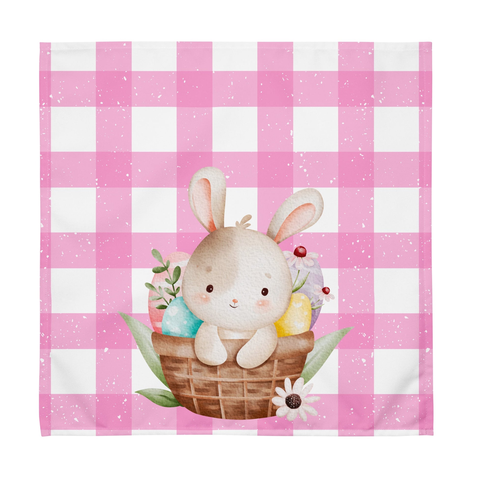 Cloth napkin set Easter pink decoration - JewelryLuxeUS.Shop