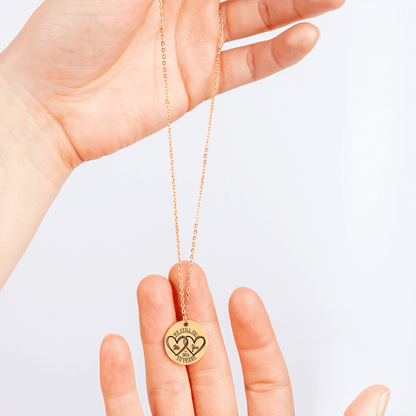 10th Anniversary Coin Pendant Necklace OwnPrint