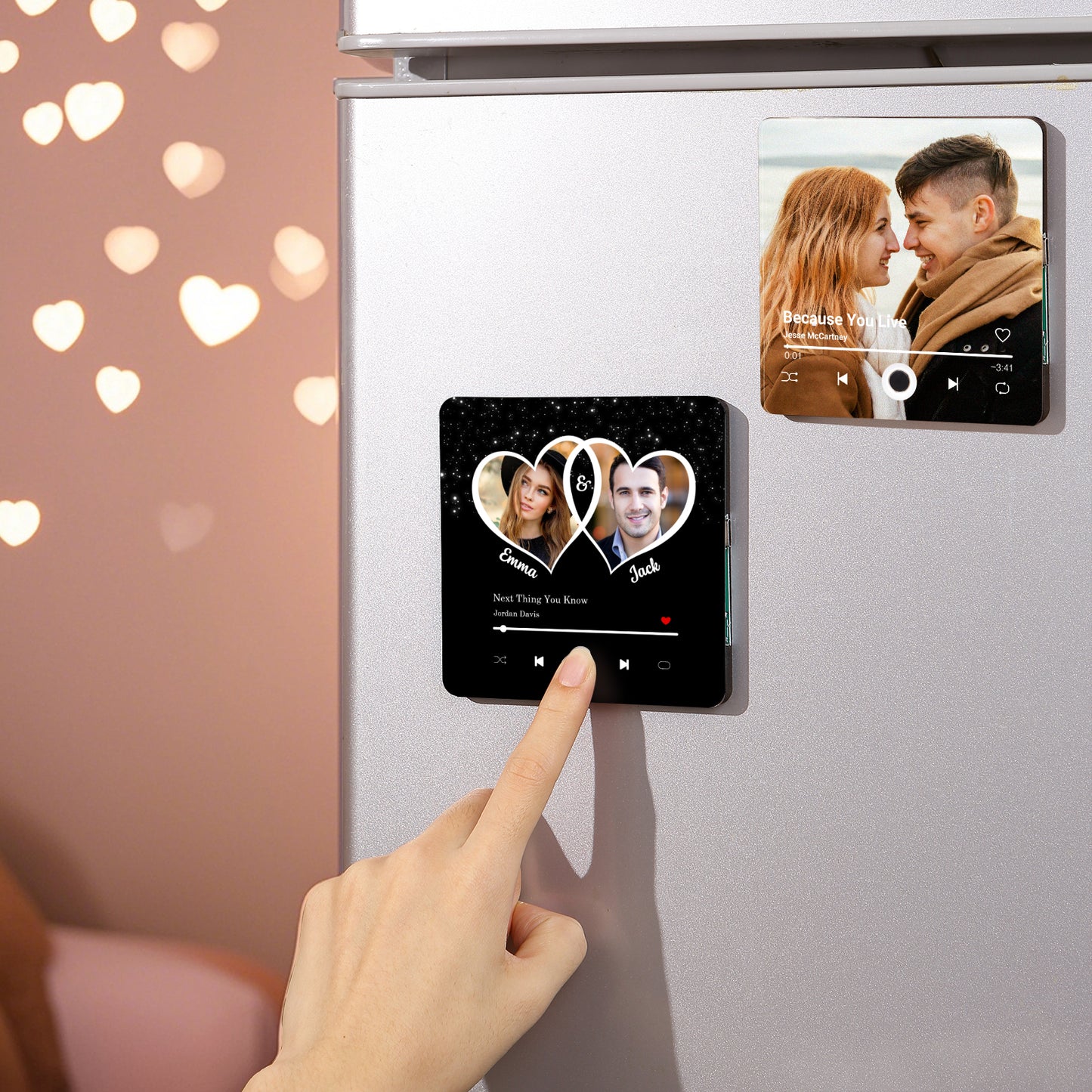 Personalized Decorative Refrigerator Magnets – Custom Name or Message – Cute Fridge Decor Gift by cmoffer