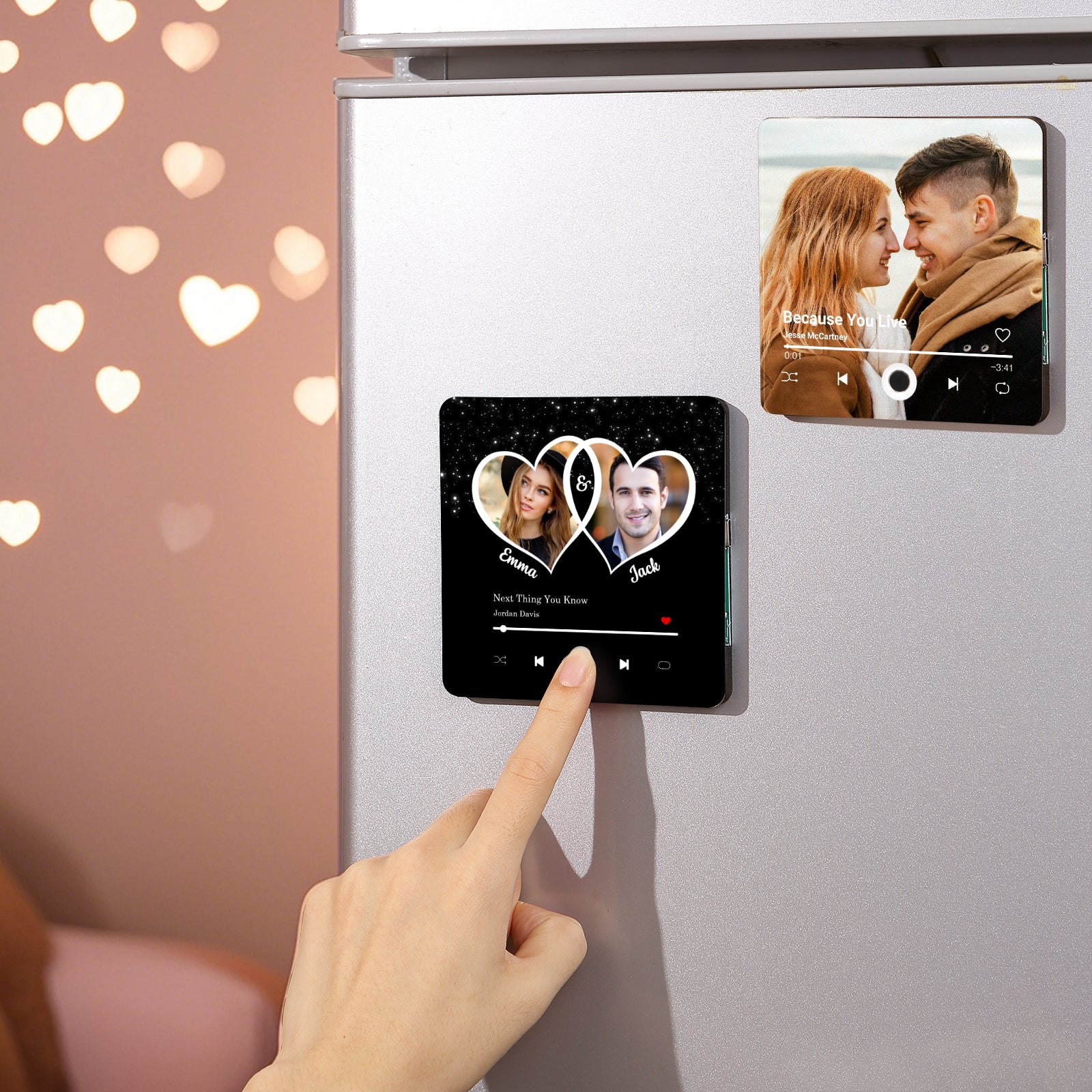 Personalized Decorative Refrigerator Magnets – Custom Name or Message – Cute Fridge Decor Gift by cmoffer