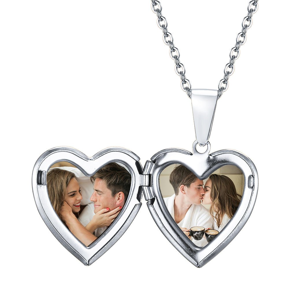 Custom Photo Engraved Necklace - JewelryLuxeUS.Shop