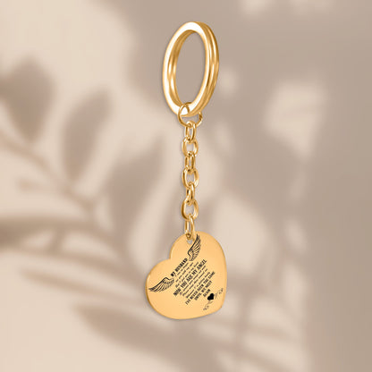 Heart Keychain Husband memorial by OwnPrint