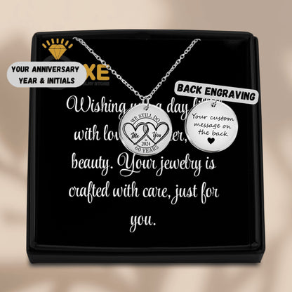 60th Years Anniversary Coin Necklace by OwnPrint