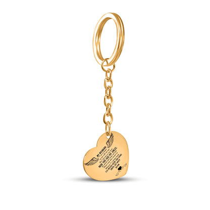 Heart Keychain Husband memorial by OwnPrint