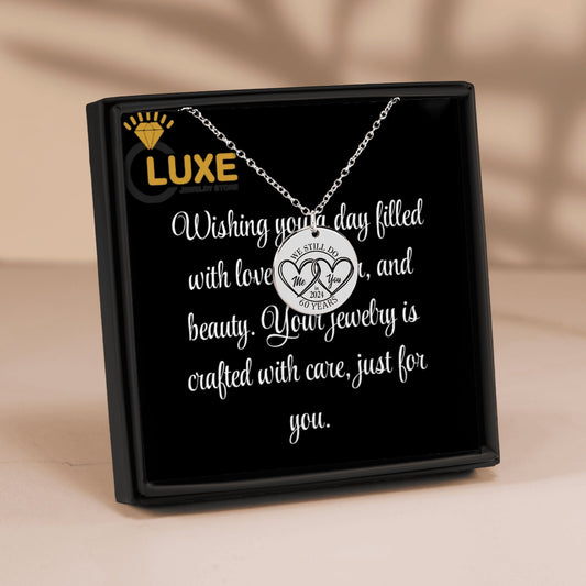 60th Years Anniversary Coin Necklace by OwnPrint