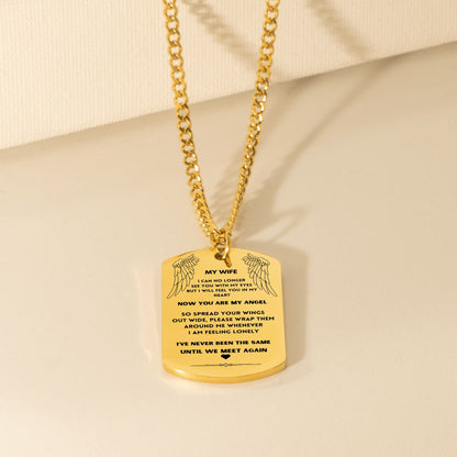 Cuban Tag Necklace by OwnPrint