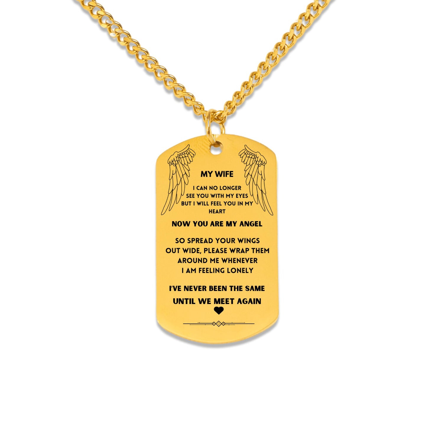 Cuban Tag Necklace by OwnPrint