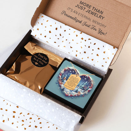 Custom Tag Necklace with Personalized Christmas Message Card by OwnPrint