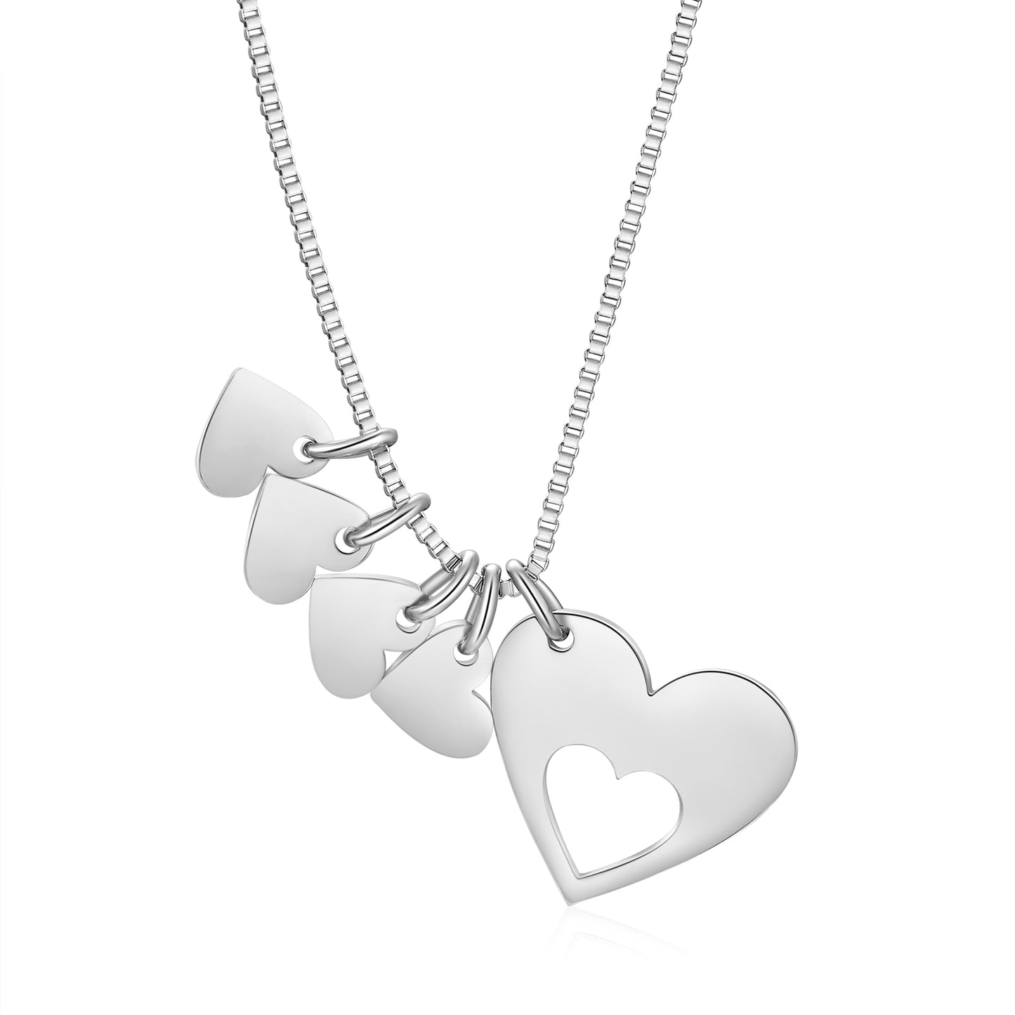 Engraved Name Heart Necklace by cmoffer