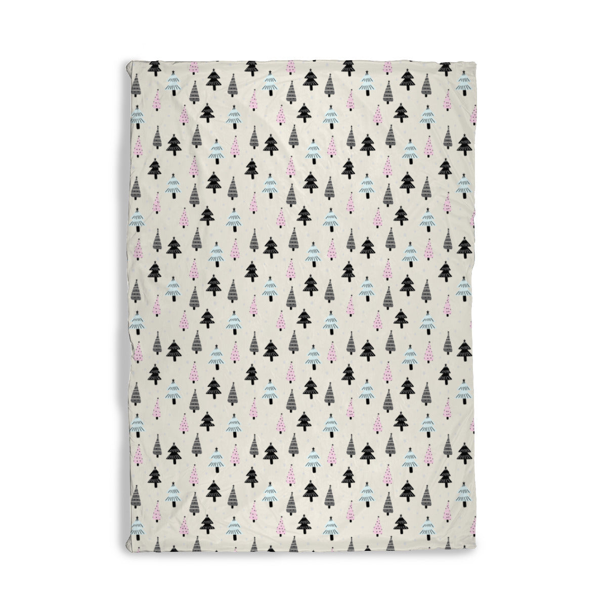 Single-Sided Printed Double-Layer Premium Blanket | 410GSM Long Pile Coral Fleece - pattern Christmas by ChristmasLoving.Shop