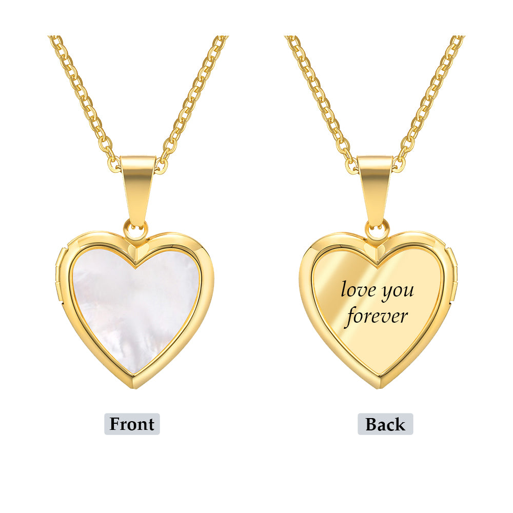 Custom Photo Engraved Necklace