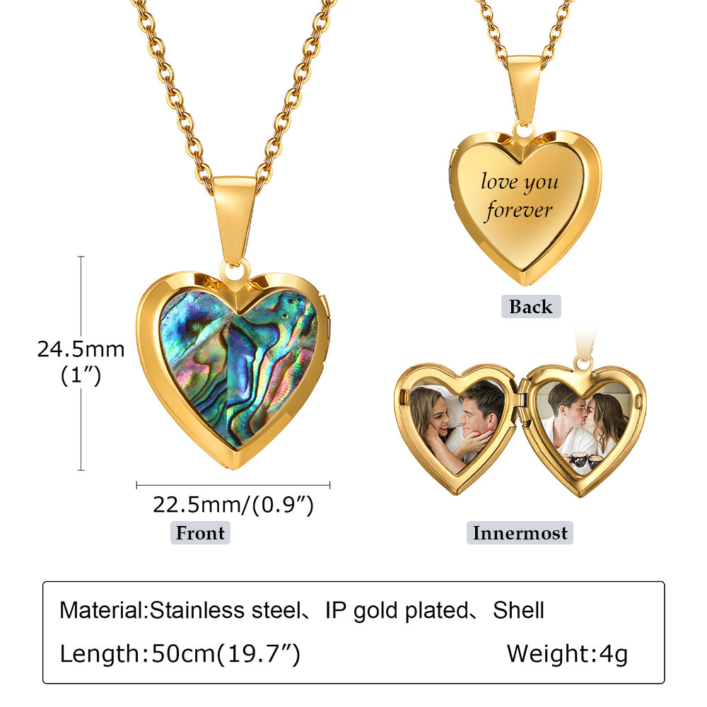 Custom Photo Engraved Necklace