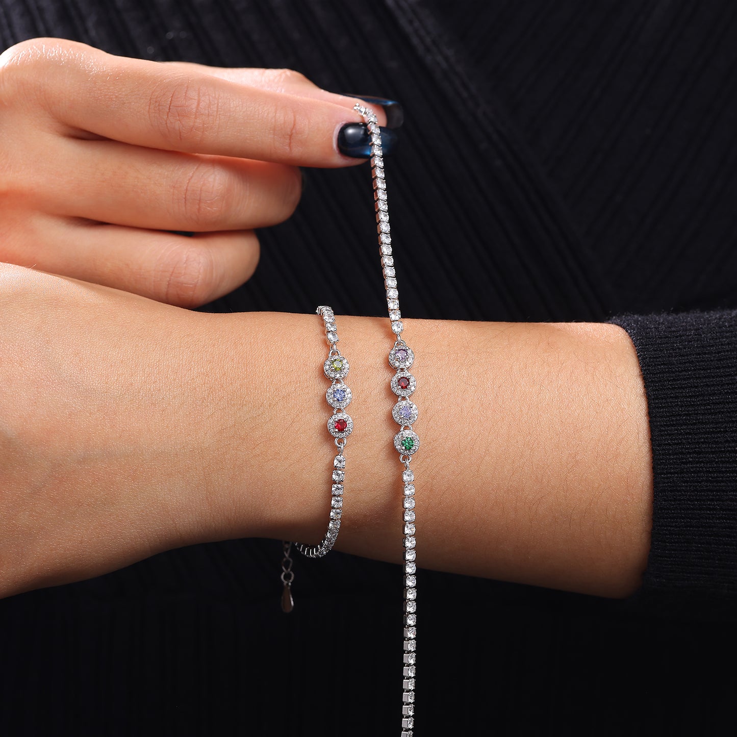 Brass Personalized birthstone bracelet