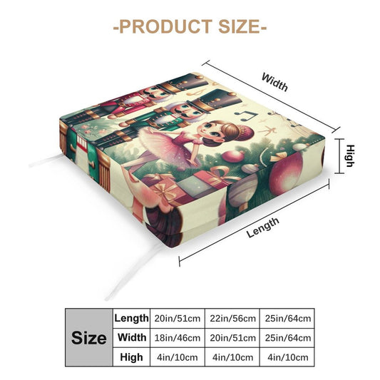 Christmas Nutcrackers Couch Outdoor Cover-25"x25"x4"/64x64x10cm by SALE-Personal Design