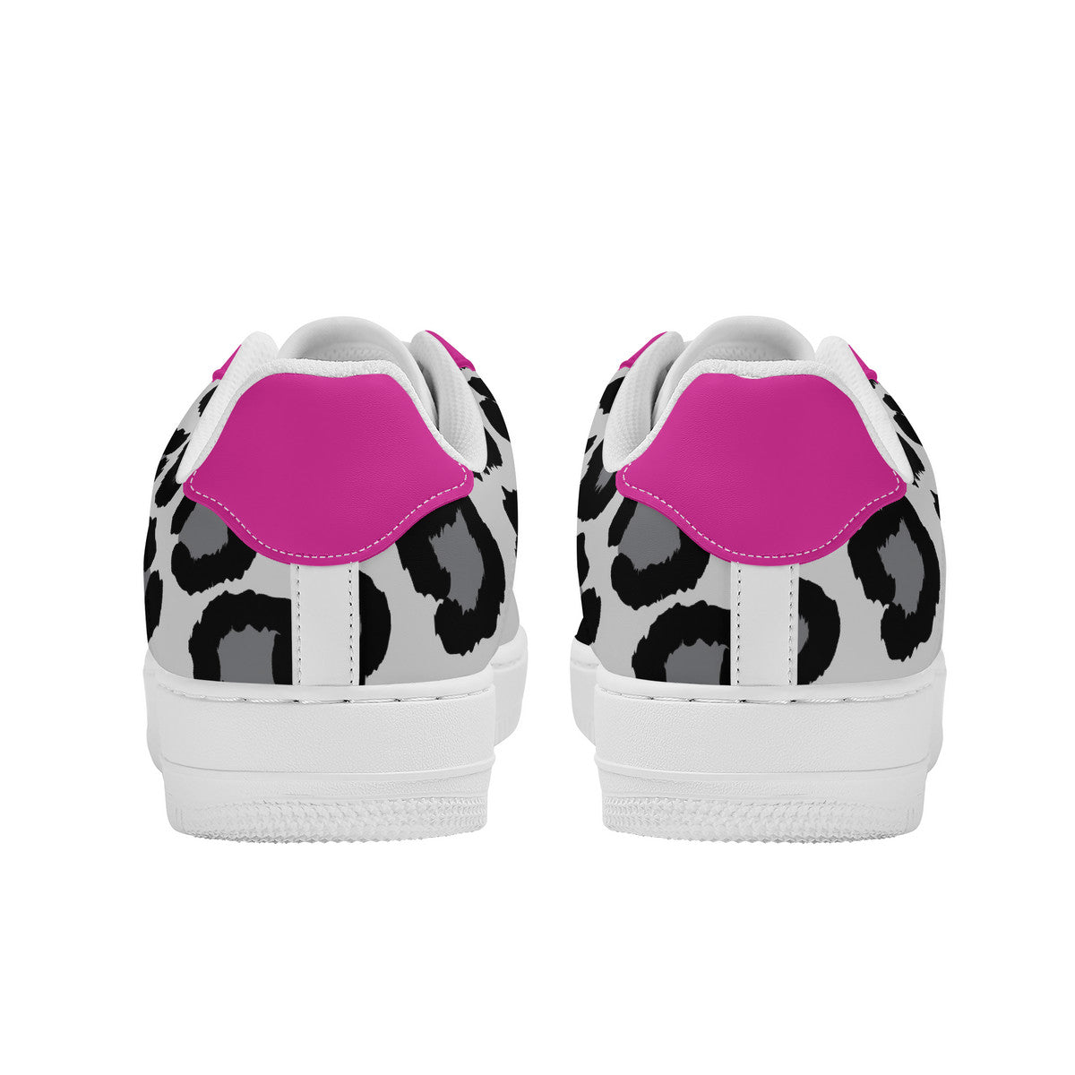 Low Top Unisex Sneaker Leopard print and Pink decoration JewelryLuxeUS.store