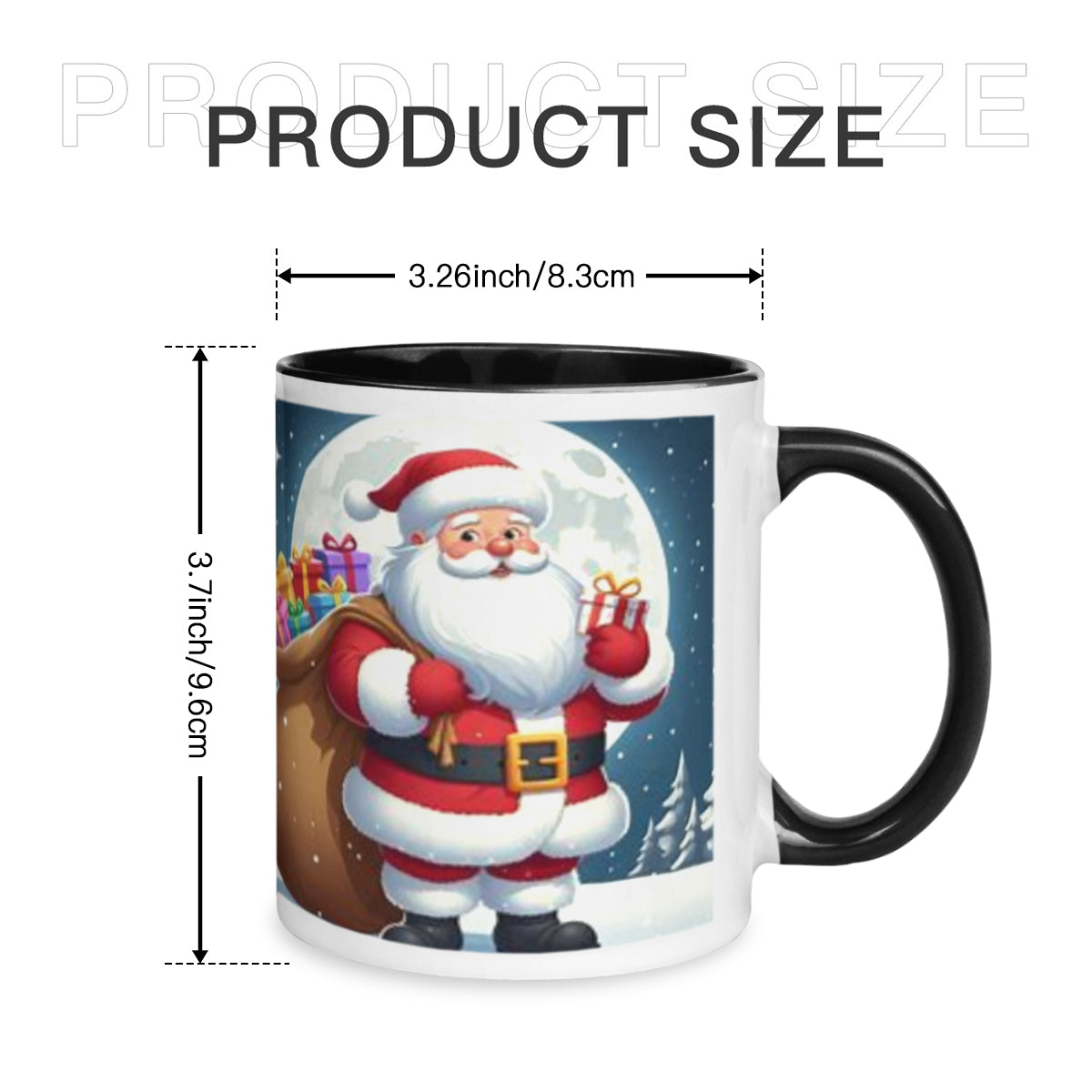 Personalized Two-Tone Mug (325ml/11oz) | Ceramic - santa12 by My Store
