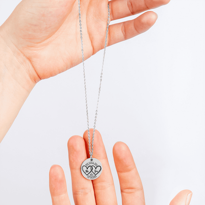 10th Anniversary Coin Pendant Necklace OwnPrint