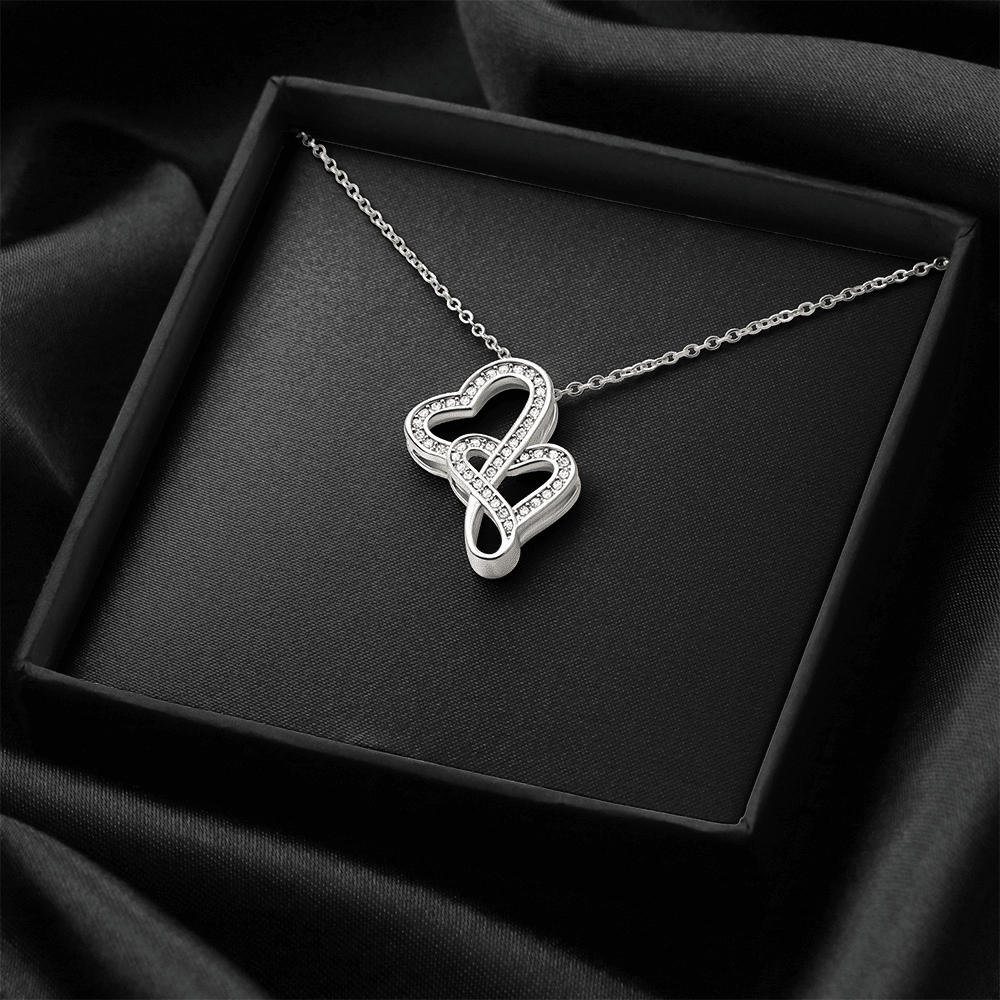 Heart - to - Heart Pendant Necklace - JewelryLuxeUS.Shop