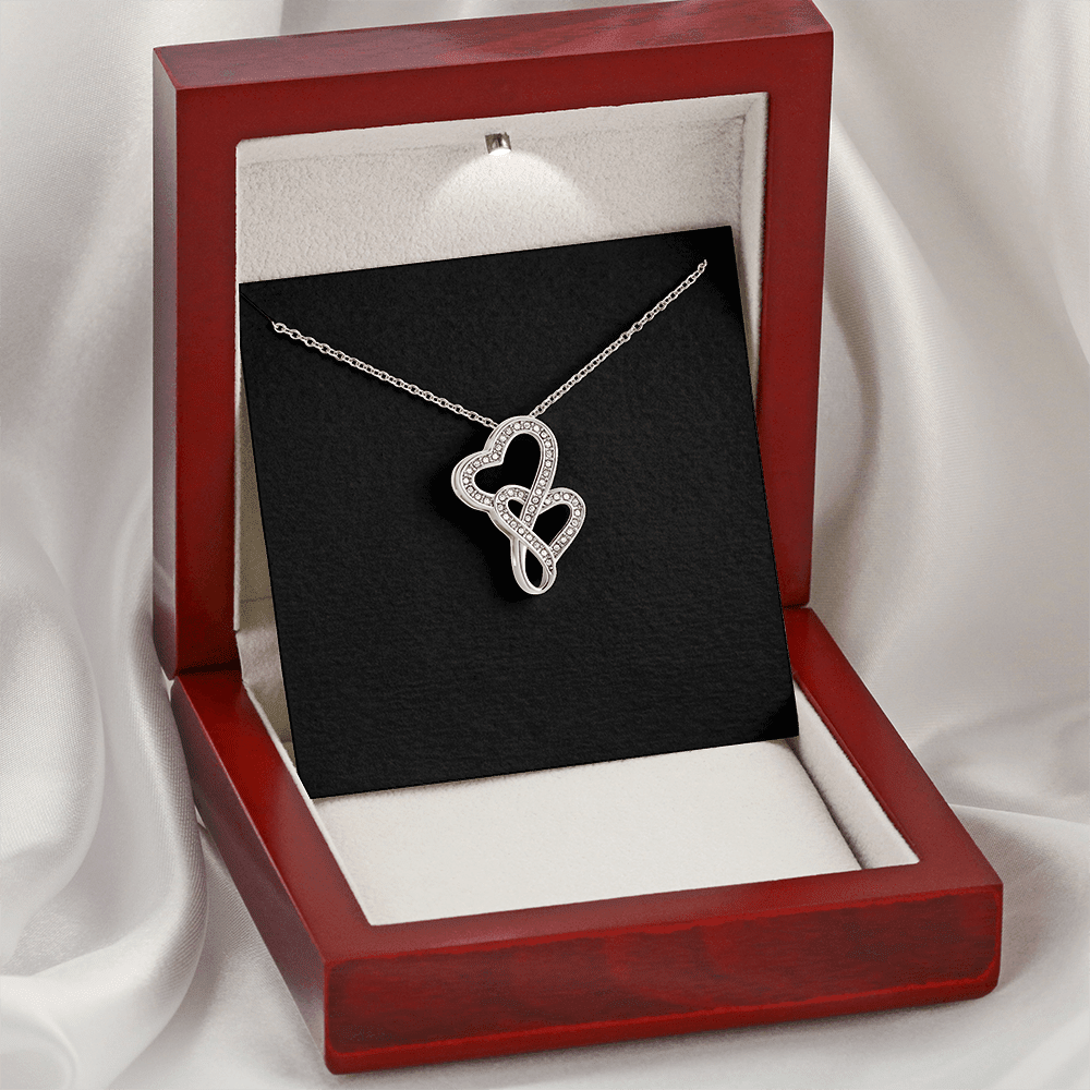 Heart - to - Heart Pendant Necklace - JewelryLuxeUS.Shop