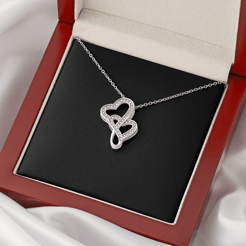 Heart - to - Heart Pendant Necklace - JewelryLuxeUS.Shop