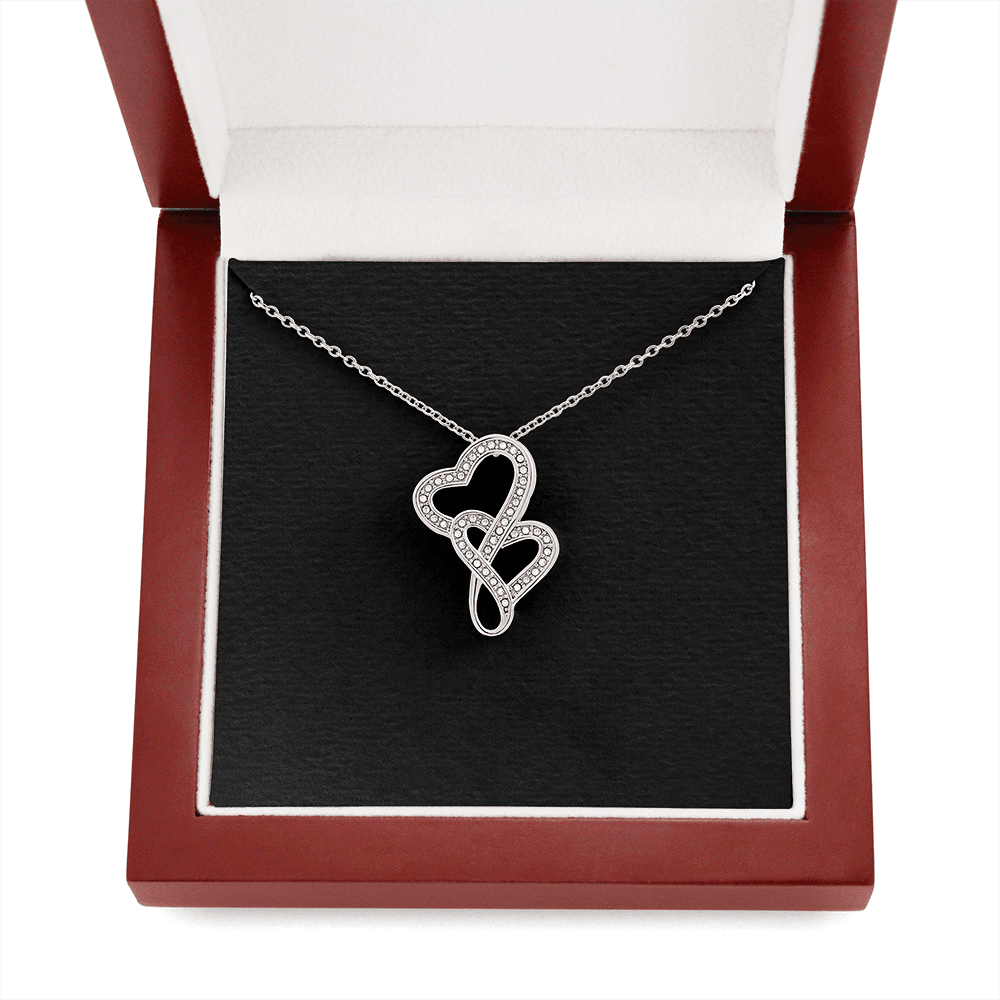Heart - to - Heart Pendant Necklace - JewelryLuxeUS.Shop