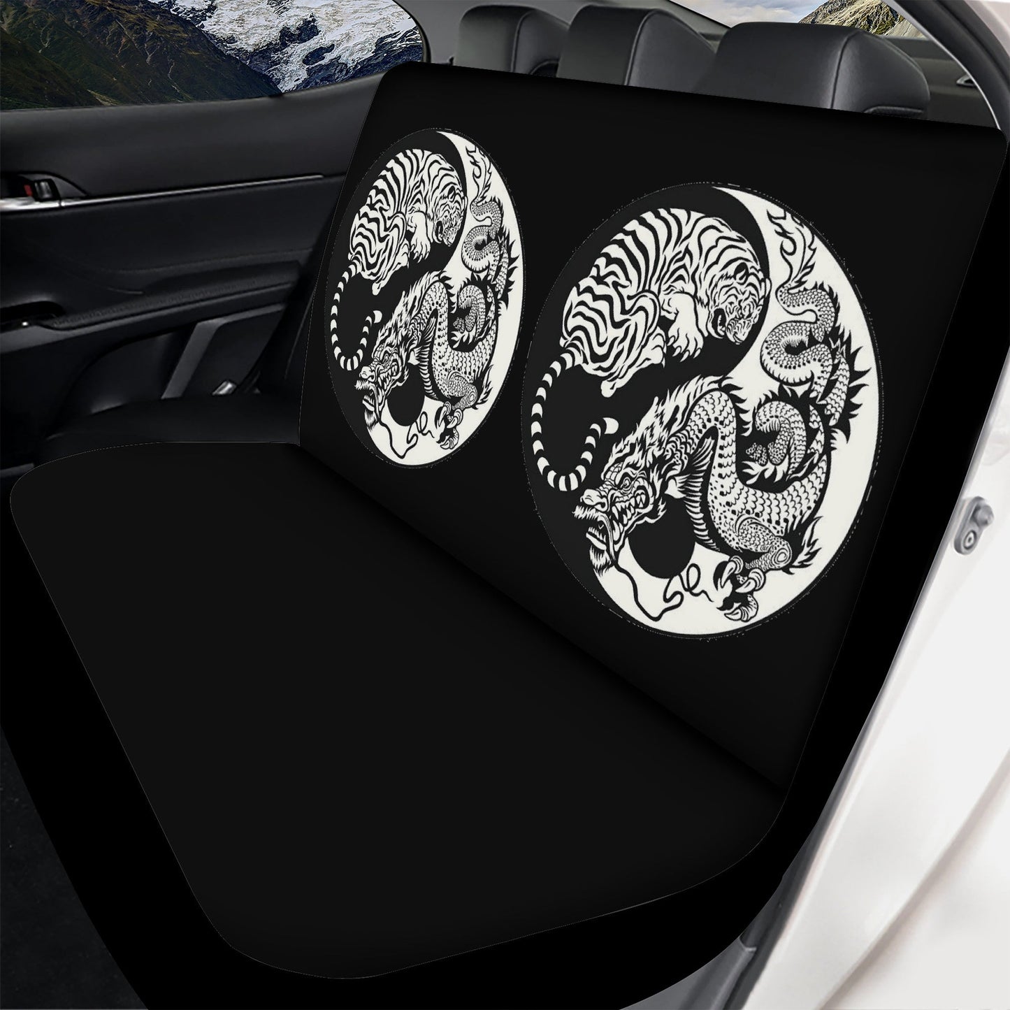 Dragon & Tiger Car Seat Cover Set JewelryLuxeUS.Shop