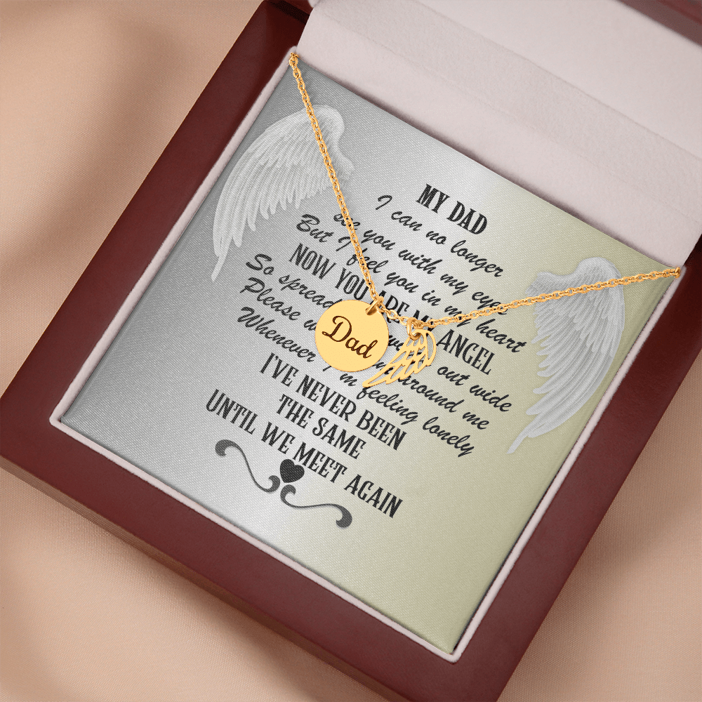 Memorial Necklace – Dad - JewelryLuxeUS.Shop