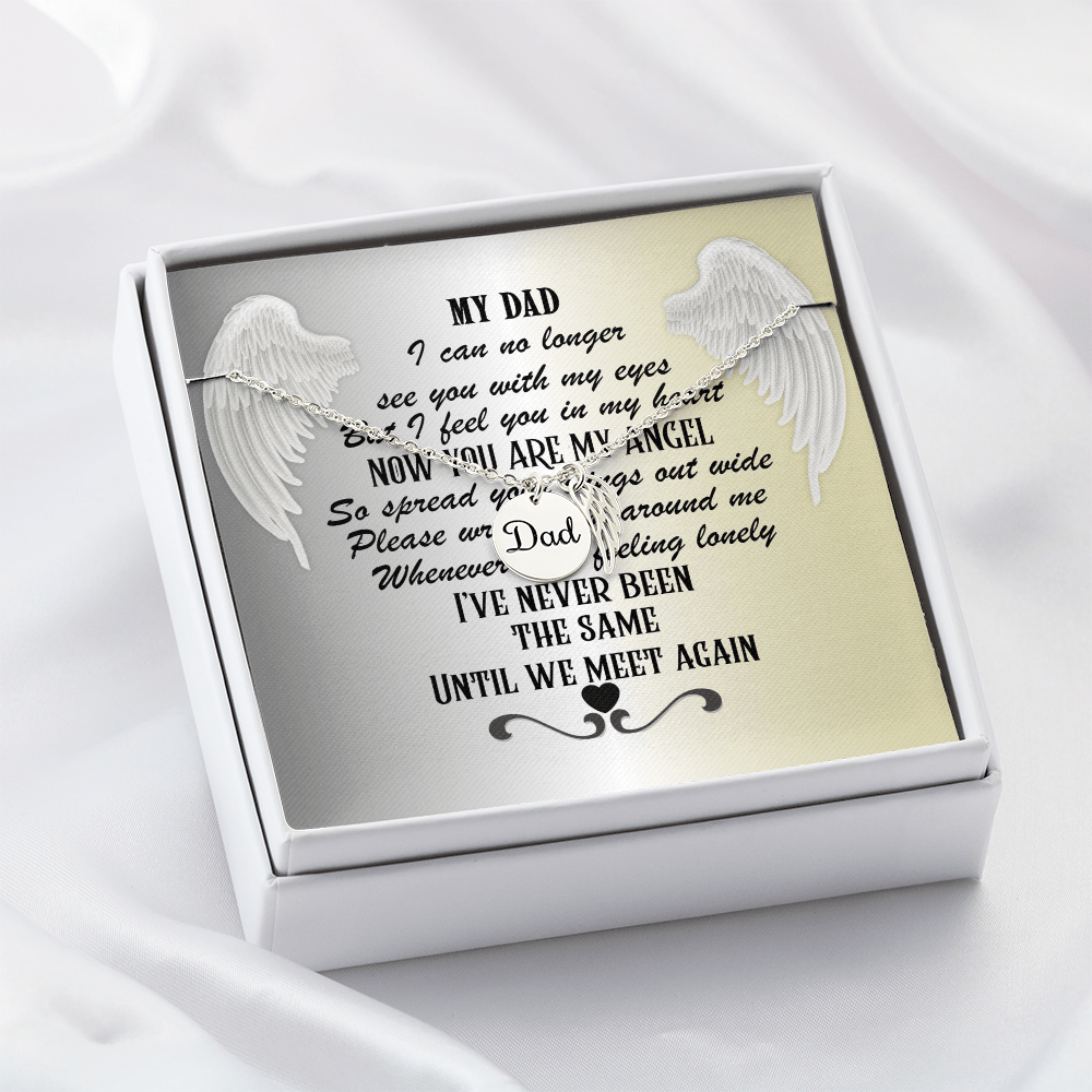 Memorial Necklace – Dad - JewelryLuxeUS.Shop