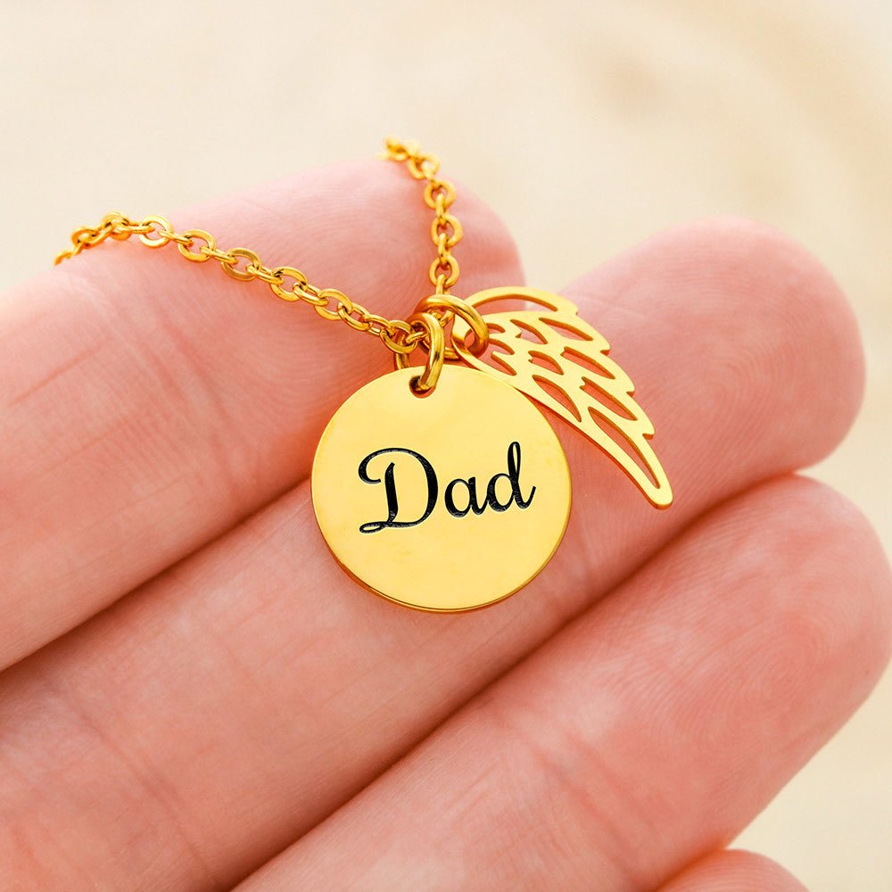 Memorial Necklace – Dad - JewelryLuxeUS.Shop