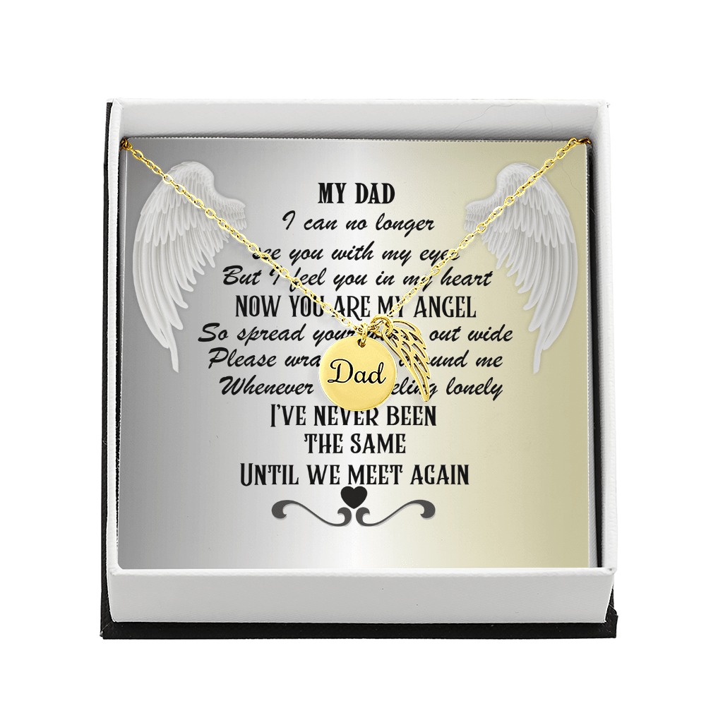 Memorial Necklace – Dad - JewelryLuxeUS.Shop