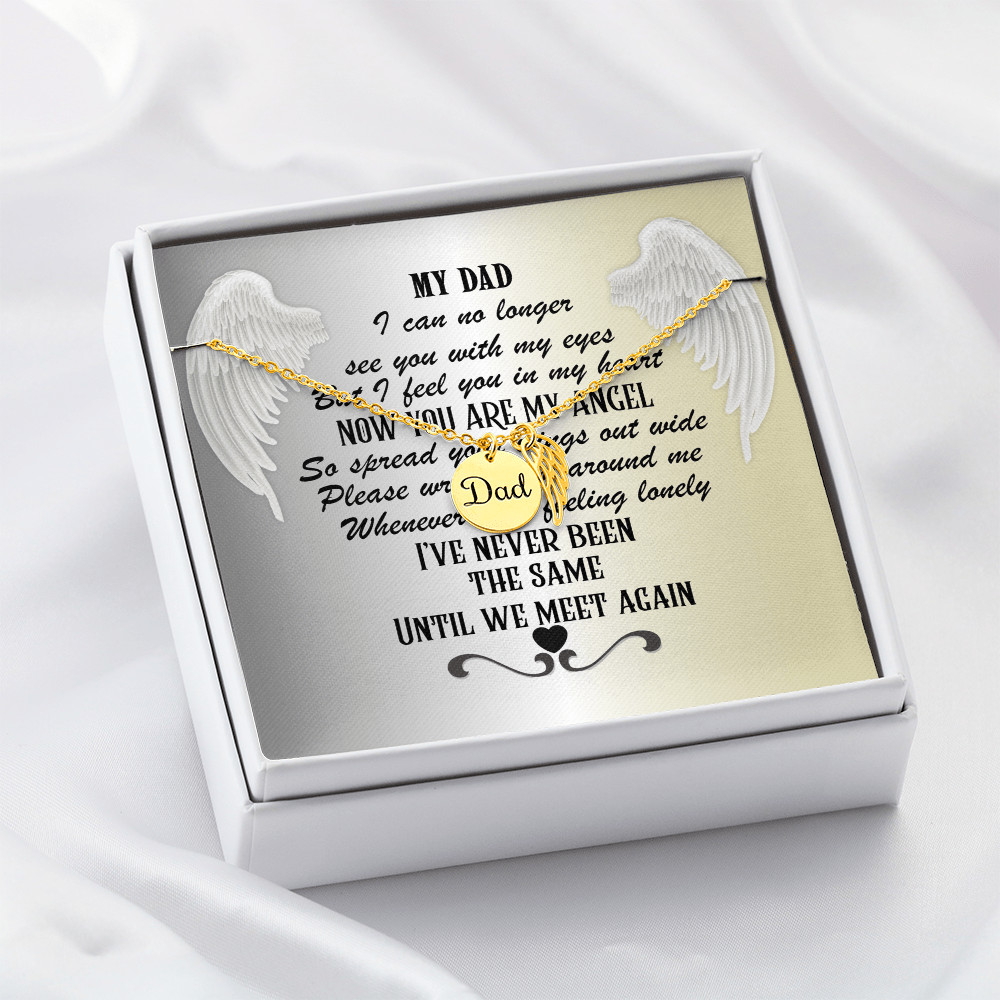 Memorial Necklace – Dad - JewelryLuxeUS.Shop