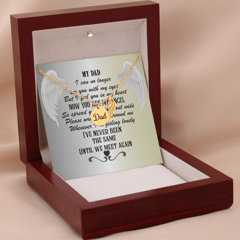 Memorial Necklace – Dad - JewelryLuxeUS.Shop