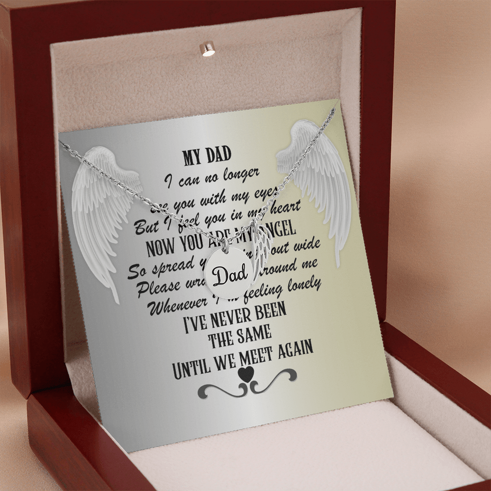 Memorial Necklace – Dad - JewelryLuxeUS.Shop