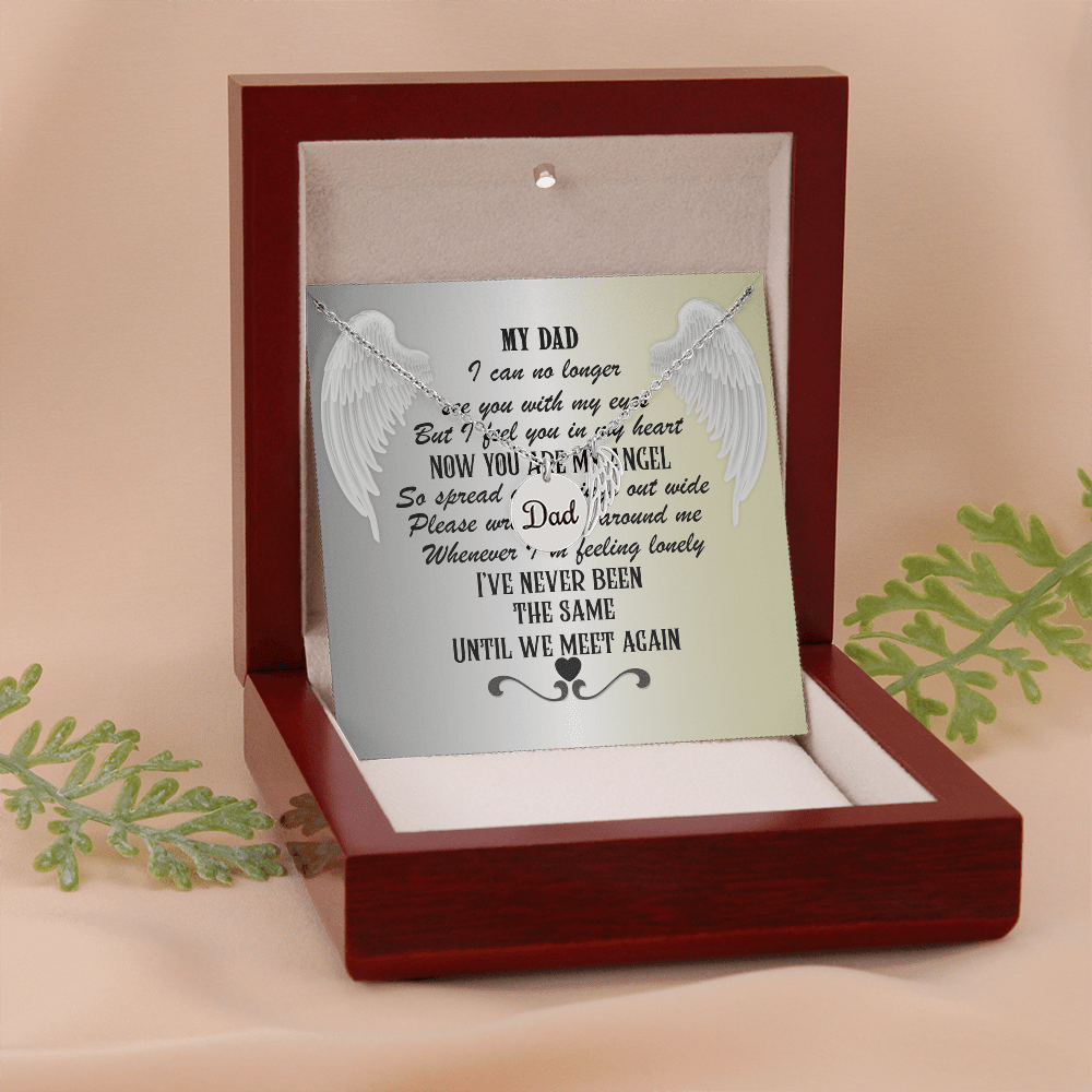 Memorial Necklace – Dad - JewelryLuxeUS.Shop