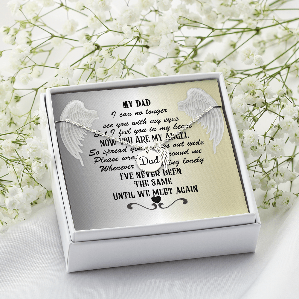 Memorial Necklace – Dad - JewelryLuxeUS.Shop