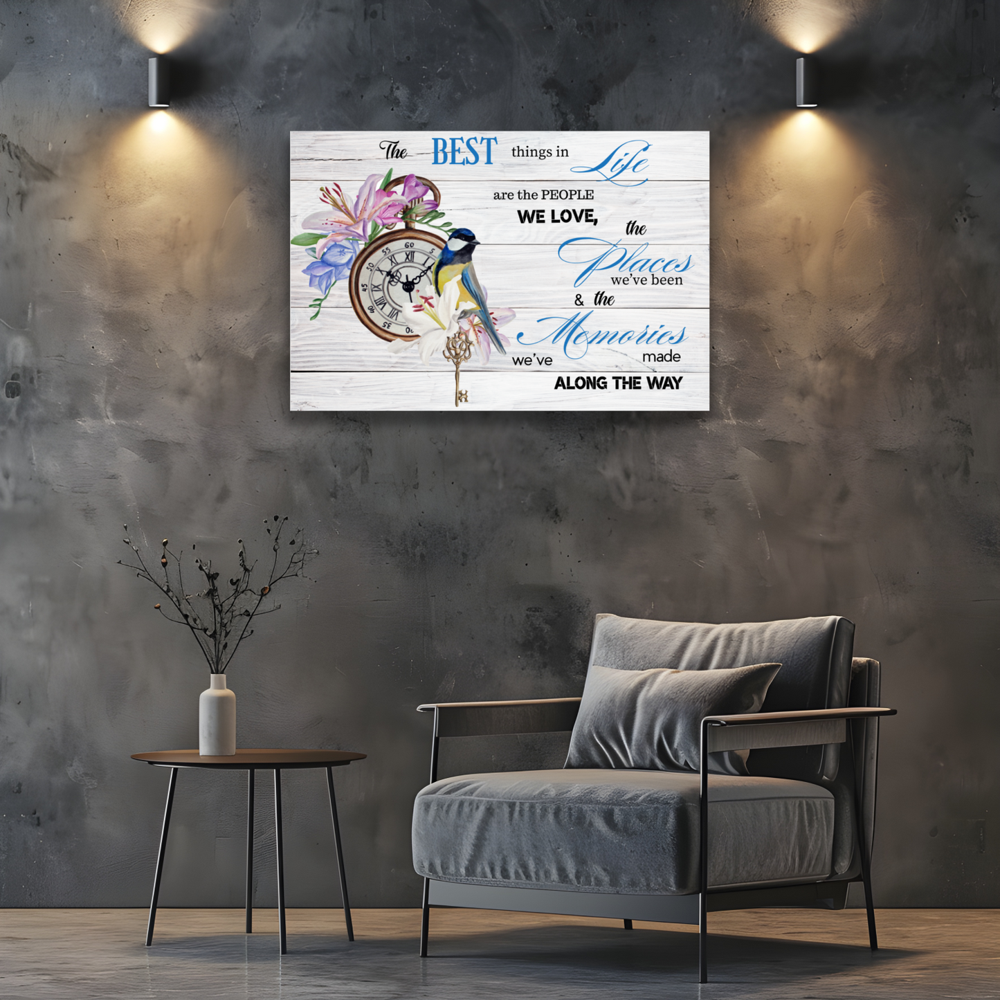 Canvas Wall Art The best Things in Life by superfastpod
