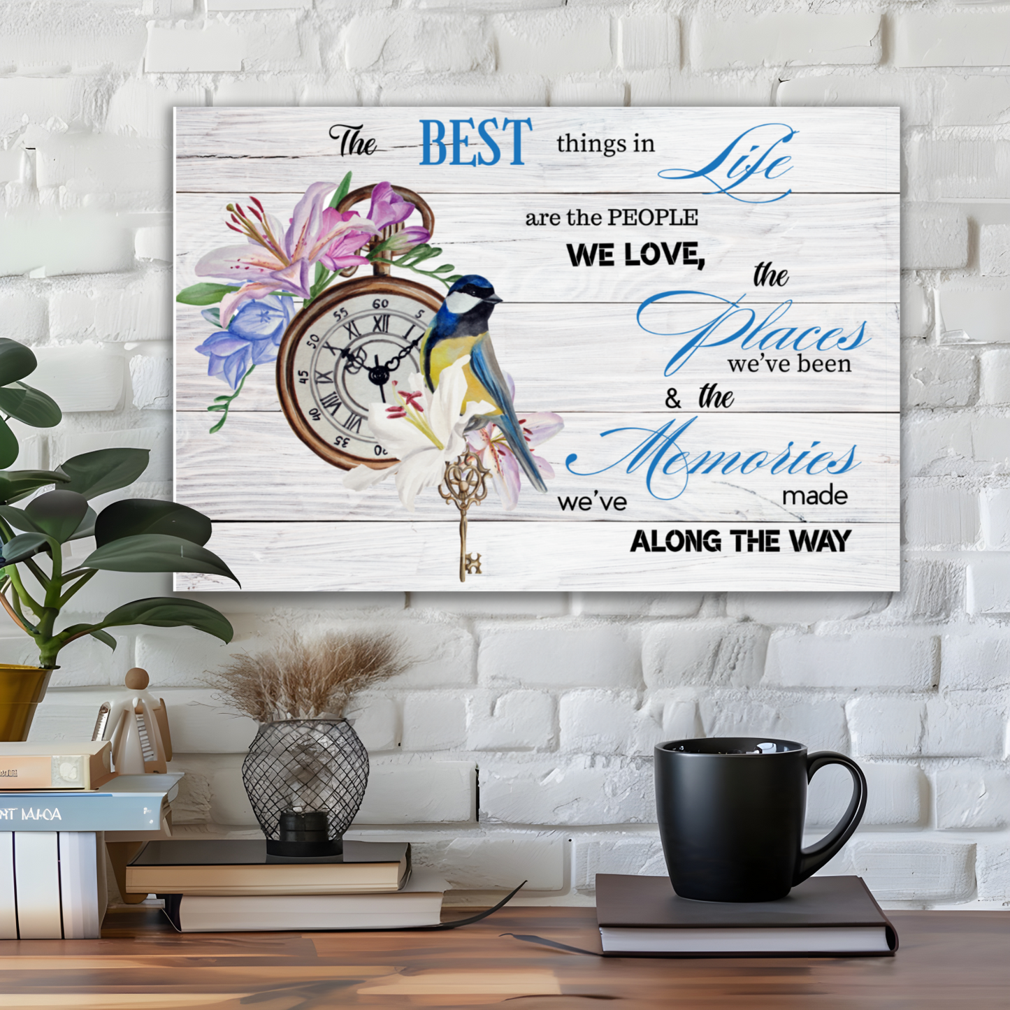 Canvas Wall Art The best Things in Life by superfastpod
