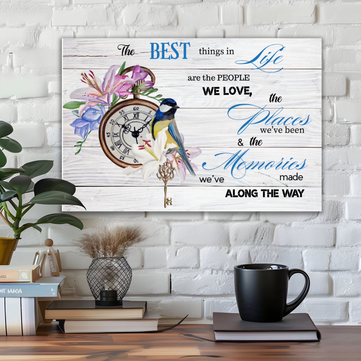 Canvas Wall Art The best Things in Life by superfastpod