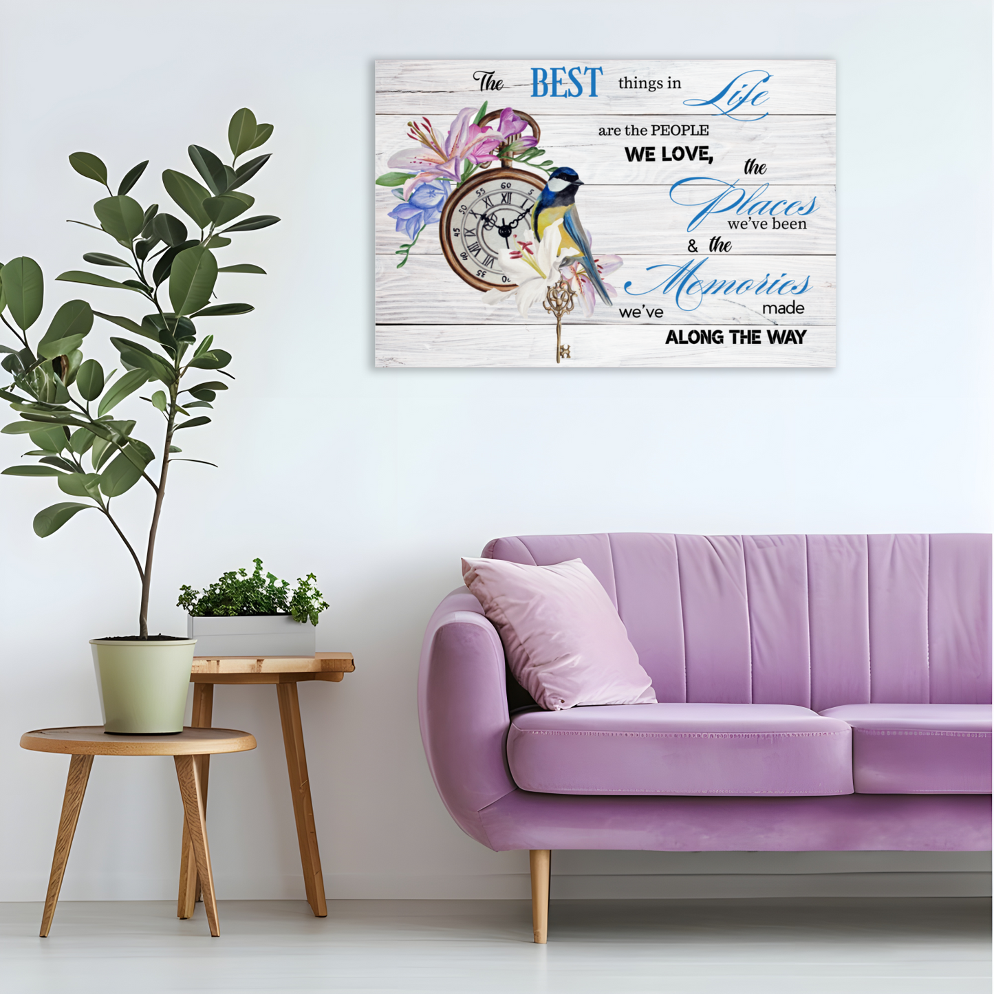 Canvas Wall Art The best Things in Life by superfastpod