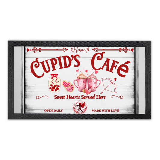 Bar Runner Cupid's Cafe Valentine's Day