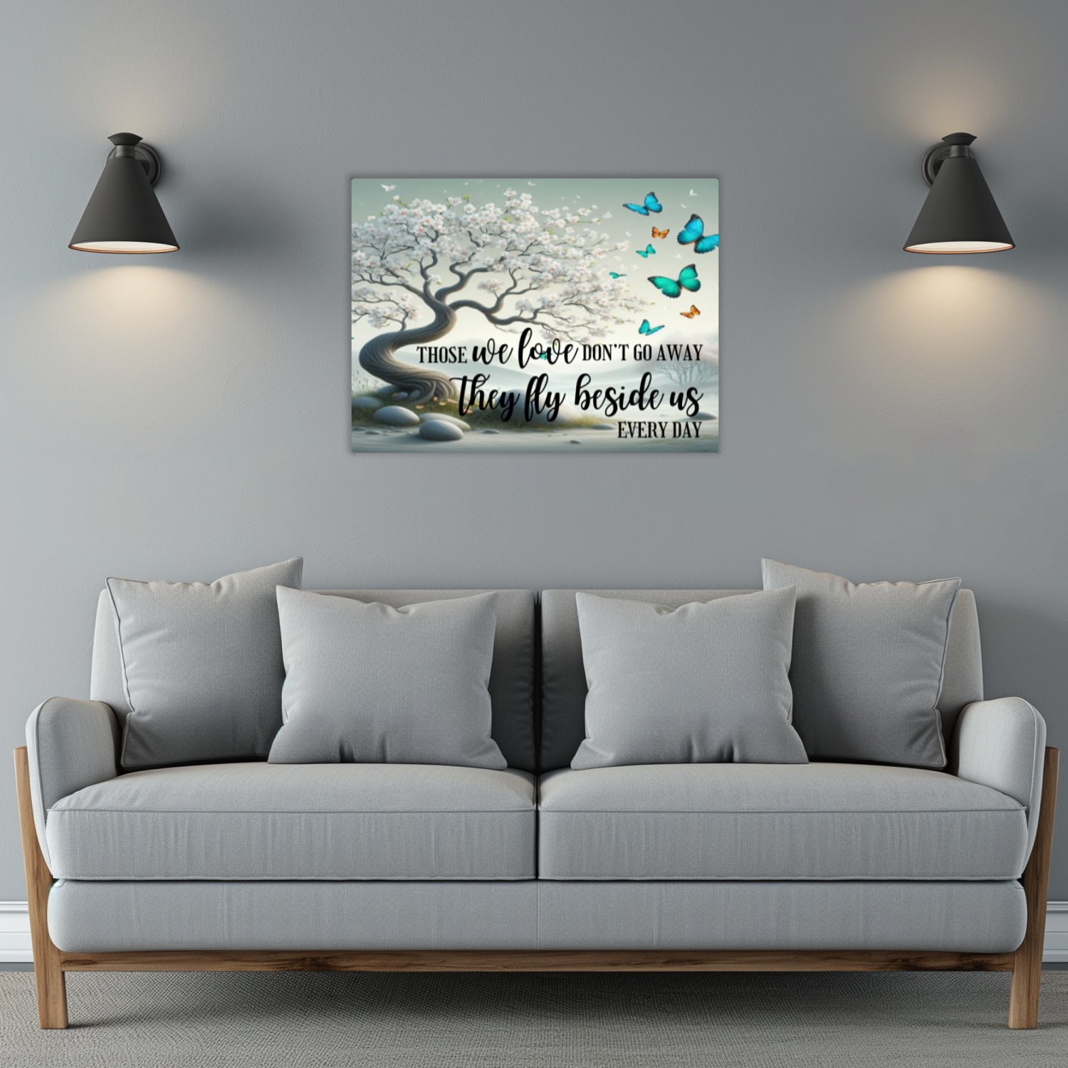 Landscape Metal Wall Art Those We Love Don’t Go Away superfastpod